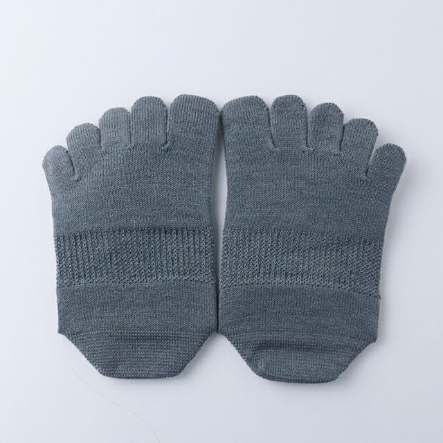 【夏季限定】大法紡績絹木綿スニーカー用5本指ソックスMLLLサイズ22～24cm24～26cm26～29cm全11色日本製【メール便可】