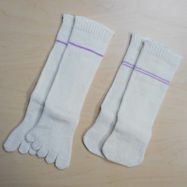 【メール便可】大法紡績冷えとり園児用靴下2足セットシルク&コットン〔16～19cm〕/冷えとり靴下内絹外綿冷え取り重ねばきキッズ子ども温かい日本製冷え性冷えとり健康法