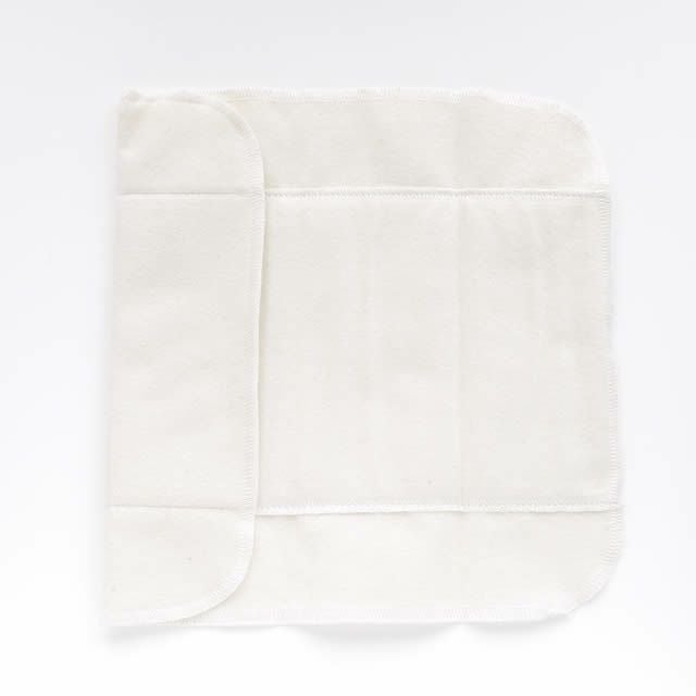 白うさぎ布ナプキンL〔4つ折〕【メール便可】