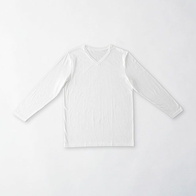 メンズシルク&コットンロングボトムマリーネ【メール便可】