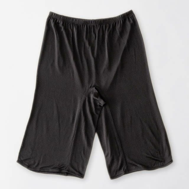 :シルク100%シルク5分丈ボトムマリーネ【メール便可】