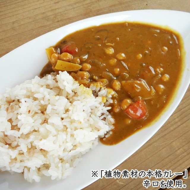 創健社植物素材の本格カレー甘口135g〔フレークタイプ〕