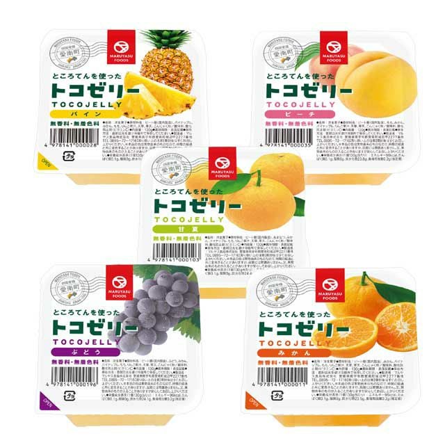 マルヤス無香料・無着色フルーツトコゼリーみかん