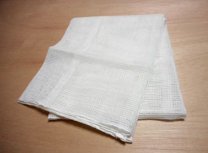 亀の子束子からみ織り麻タオル〔浴用〕ふつう42×100cm