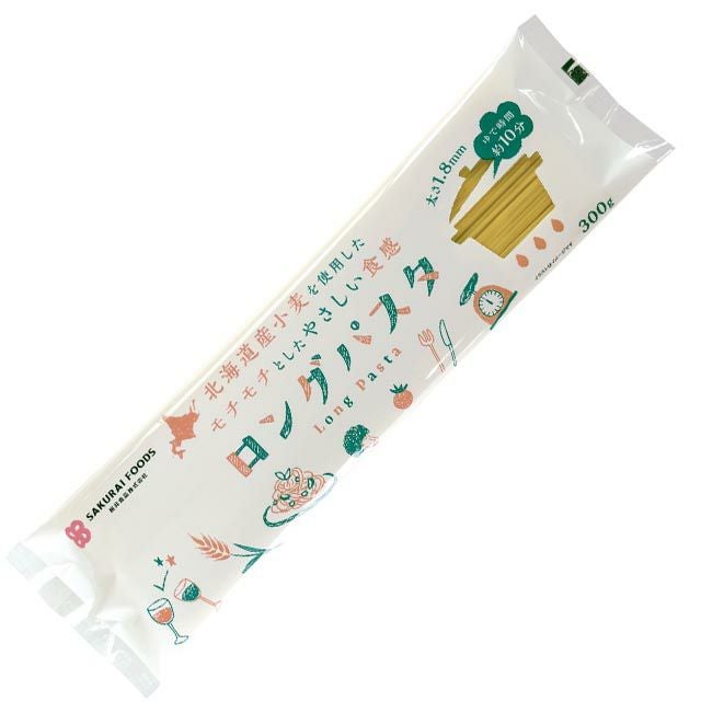 桜井食品スパゲティ（北海道産小麦粉使用）300g