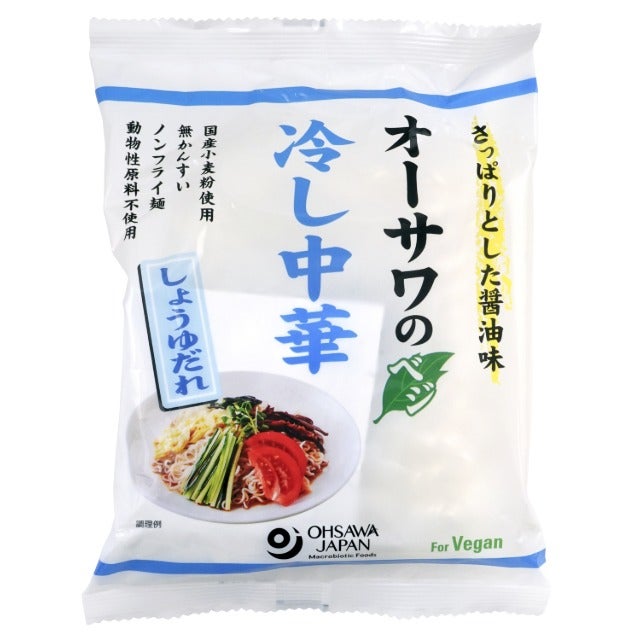 【夏期限定】桜井食品ノンフライ冷しらーめん〔しょうゆだれ〕123g/無かんすい国産小麦使用