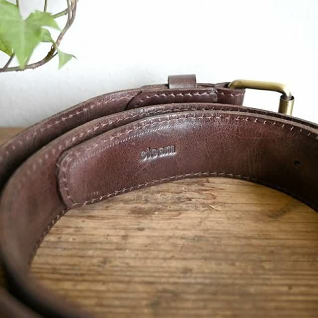 ワイドレザーベルト【メール便可】シサム工房