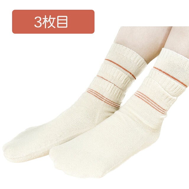大法紡績冷えとりの里〔シルク&コットン〕4足組
