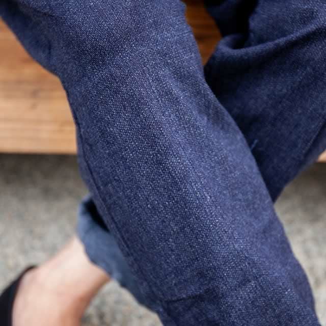 MONPEデニムクレープコラボもんぺS/M/Lsteteco.com×うなぎの寝床【送料当店負担】