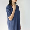 【夏季限定】大法紡績半袖ワンピース〔シルク&リネン〕日本製☆