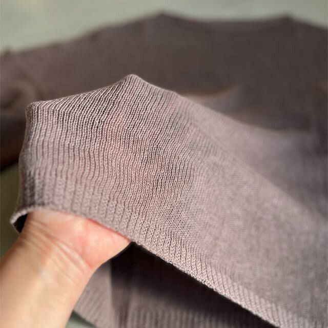 mokono一枚目の衣awase綿麻ニット【送料当店負担】