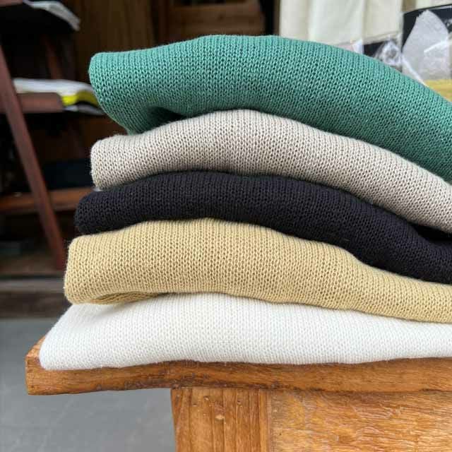 mokono一枚目の衣awase綿麻ニット【送料当店負担】