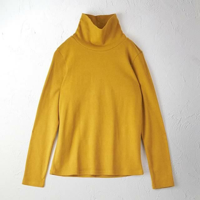オーガニックコットンタートルネックトップシサム工房【メール便可(1点まで)】