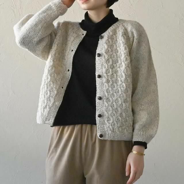 オーガニックコットンタートルネックトップシサム工房【メール便可(1点まで)】