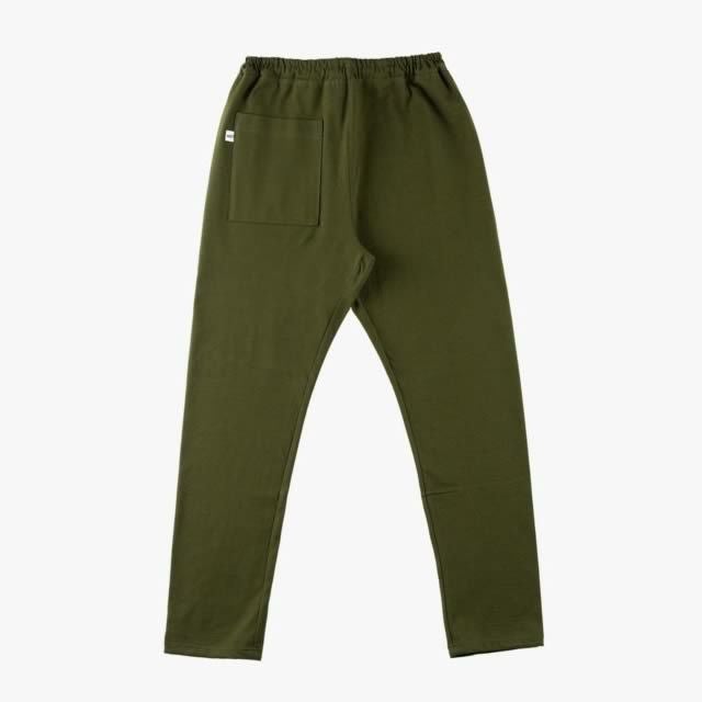 【10％OFF】国産もんぺMONPEyohaku16/1編みカーキMうなぎの寝床※在庫限り