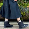 mokono日々のクネクネくつ下みず玉くつ下22-25cm【メール便可】