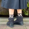 mokono日々のクネクネくつ下みず玉くつ下22-25cm【メール便可】