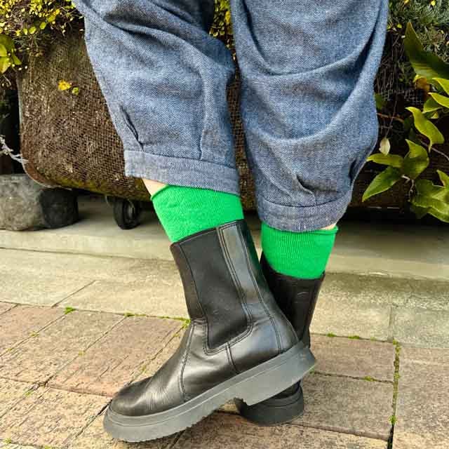 mokono日々のクネクネくつ下LOOPくつ下22-25cm【メール便可】
