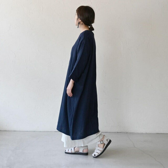 ダブルガーゼ2wayVネックワンピースシサム工房