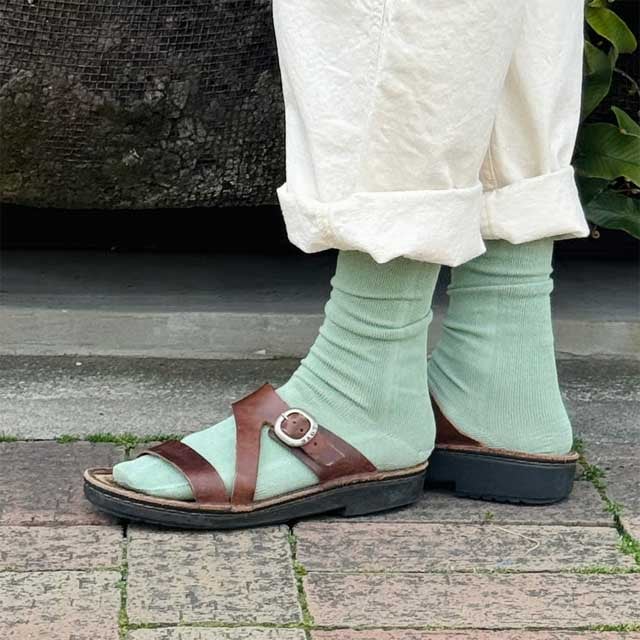 mokono日々のクネクネくつ下日々のくつ下22-25cm【メール便可】
