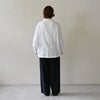 ダブルガーゼスソカーブシャツホワイトシサム工房