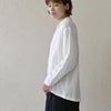 ダブルガーゼスソカーブシャツホワイトシサム工房
