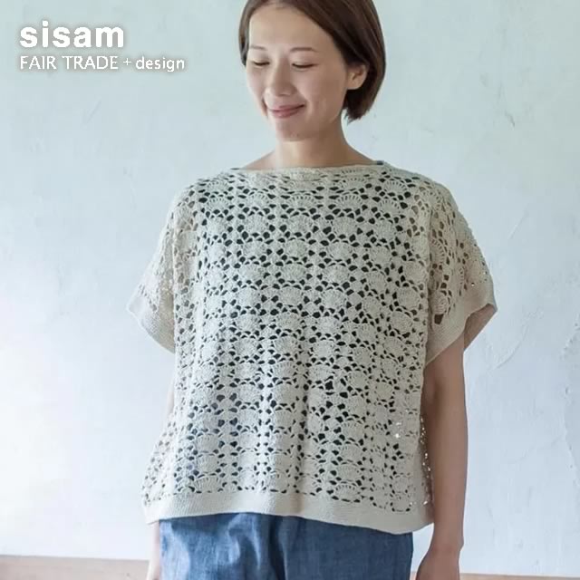 ダブルガーゼスソカーブシャツホワイトシサム工房